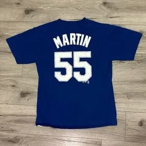 DODGERS ベースボールシャツ　55番　MARTIN ユニフォーム DODGERS ベースボールシャツ 55番 MARTIN ユニフォーム（Today